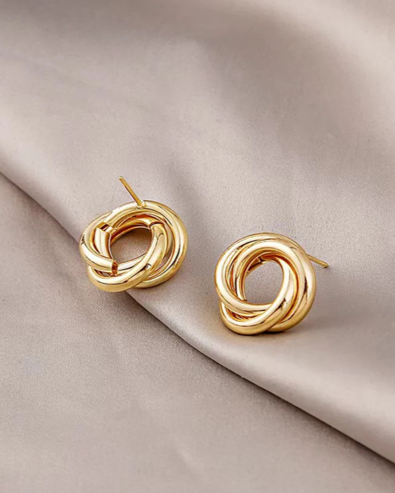 Aurelia Knot Studs - Image 2