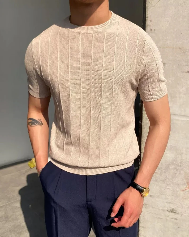 Cannes Ribbed T-Shirt - Image 2