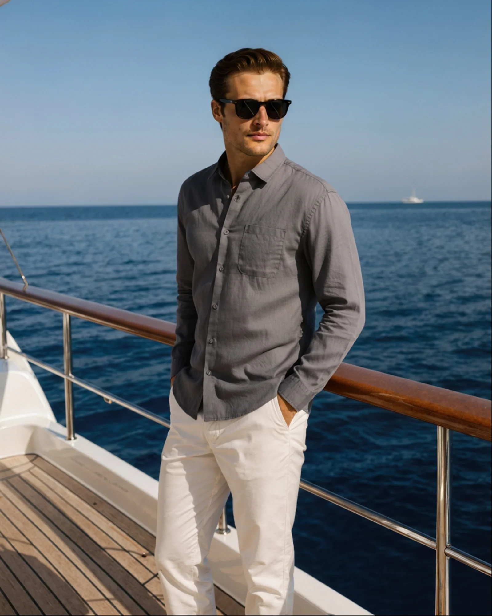 Cape Town - 100% Linen Shirt - Image 20