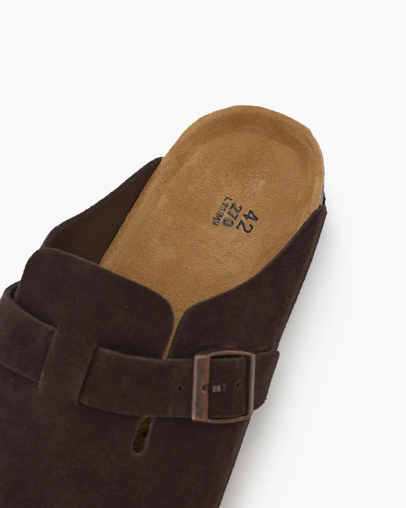 Old Money Suede Clogs - Image 11