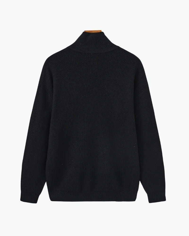 Refined Half-Zip Knit Pullover - Image 2