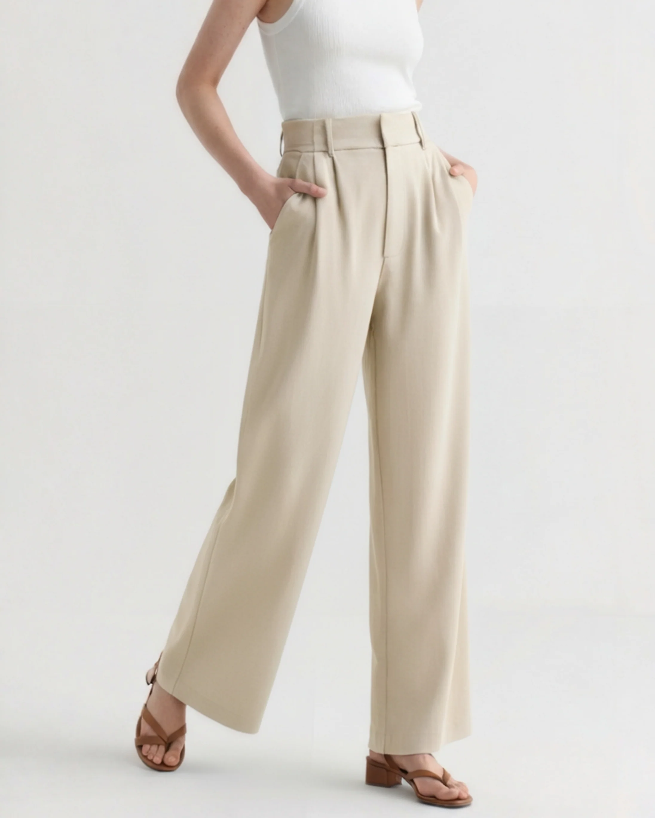 Serena Wide-Leg Trousers - Image 2