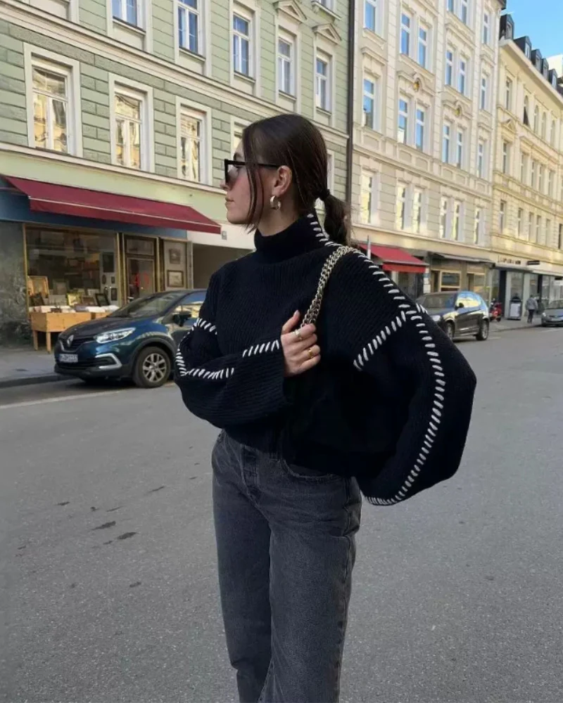 The Lila Stitch Sweater - Image 2